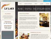 Tablet Screenshot of la-loca.com